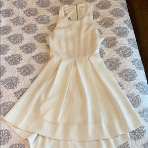 LuLu’s white low back party/bachelorette dress